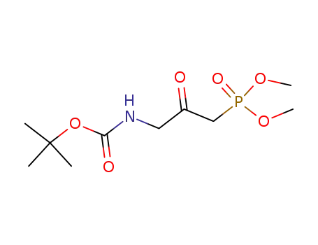 Carbamic acid, [3-(dimethoxyphosphinyl)-2-oxopropyl]-,
1,1-dimethylethyl ester
