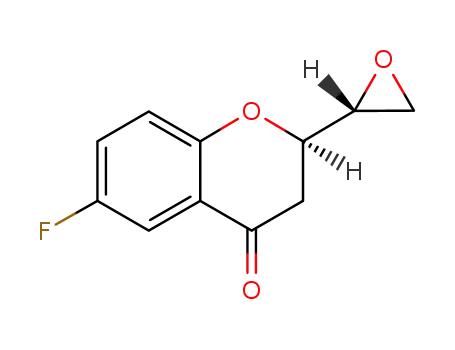 (R,R)-6-fluoro-2-(oxiran-2-yl)-chromane-4-one