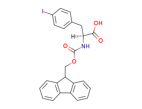 Molecular Structure of 82565-68-2 (Fmoc-L-4-Iodophenylalanine)