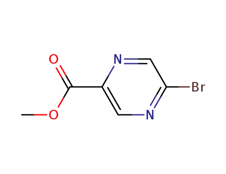 Molecular Structure of 210037-58-4 (methyl 5-bromopyrazine-2-carboxylate)