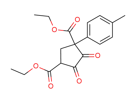 4,5-Dioxo-1-p-tolyl-cyclopentane-1,3-dicarboxylic acid diethyl ester