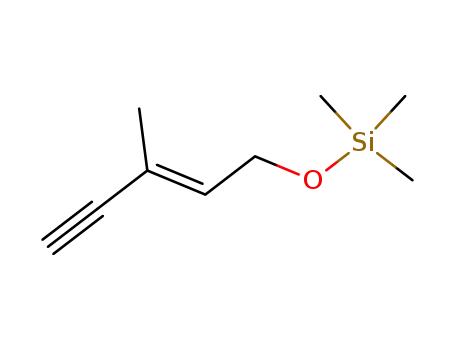 Silane, trimethyl[(3-methyl-2-penten-4-ynyl)oxy]-, (E)-