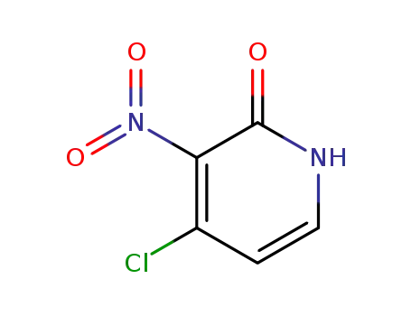 Molecular Structure of 165547-79-5 (4-Chloro-2-hydroxy-3-nitropyridine)