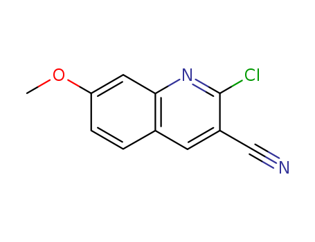 3-Quinolinecarbonitrile, 2-chloro-7-methoxy-