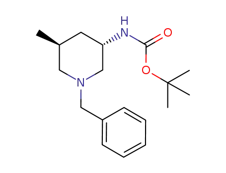 (3S,5S)-(1-benzyl-5-methyl-piperidin-3-yl)-carbamic acid tert-butyl ester