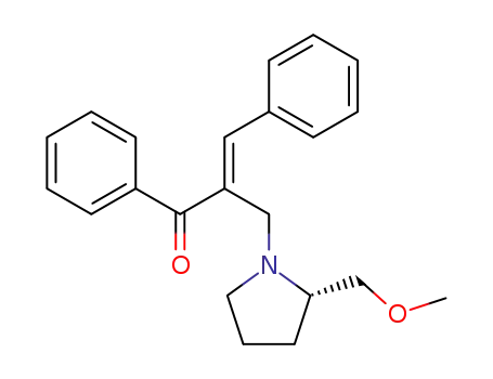 (E)-2-((S)-2-Methoxymethyl-pyrrolidin-1-ylmethyl)-1,3-diphenyl-propenone