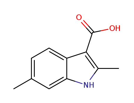 Molecular Structure of 1227267-27-7 (2,6-Dimethyl-1H-indole-3-carboxylic acid)