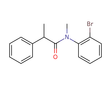 (+/-)-N-(2-bromophenyl)-N-methyl-2-phenylpropamide