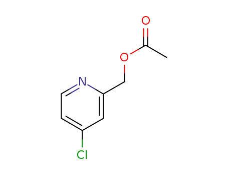 Molecular Structure of 63071-06-7 (2-Pyridinemethanol, 4-chloro-, acetate (ester))
