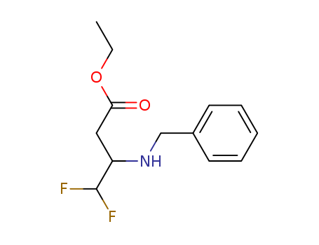 3-Benzylamino-4,4-difluorobutanoicacidethylester