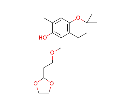 5-[2-(1,3-dioxolane-2-yl)-ethyloxy]-methyl-2,2,7,8-tetramethyl-chroman-6-ol
