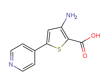 3-aMino-5-(pyridin-4-yl)thiophene-2-carboxylic 
acid