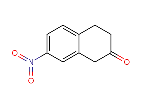 Molecular Structure of 122520-12-1 (7-Nitro-2-tetralone)