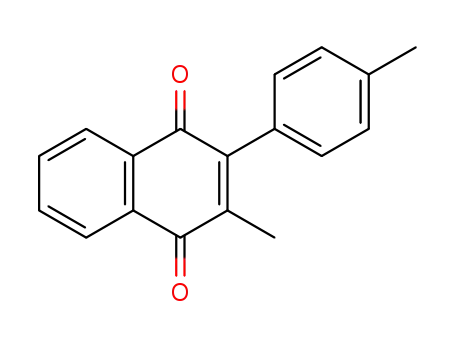 Molecular Structure of 251326-30-4 (2-methyl-3-(4-methylphenyl)-1,4-naphthoquinone)