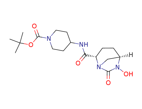 tert-Butyl 4-((1R,2S,5R)-6-hydroxy-7-oxo-1,6-diazabicyclo[3.2.1]octane-2-carboxamido)piperidine-1-carboxylate