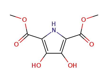 Molecular Structure of 1632-19-5 (DIMETHYL 3,4-DIHYDROXYPYRROLE-2,5-DICARBOXYLATE)