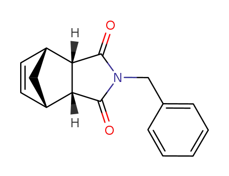 Molecular Structure of 75715-21-8 ((1α,2α,6α,7α)-4-benzyl-4-azatricyclo[5.2.1.0<sup>2,6</sup>]dec-8-ene-3,5-dione)