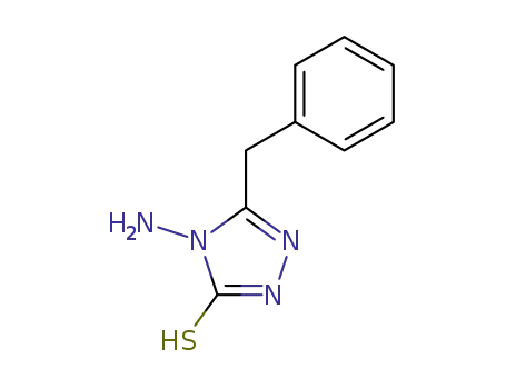 Molecular Structure of 13373-10-9 (4-AMINO-5-BENZYL-4H-1,2,4-TRIAZOL-3-YL HYDROSULFIDE)