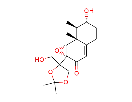 6-hydroxy-1a-[4-(hydroxymethyl)-2,2-dimethyl-1,3-dioxolan-4-yl]-7,7a-dimethyl-4,5,6,7,7a,7b-hexahydronaphtho[1,2-b]oxiren-2(1aH)-one