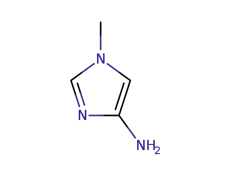 Molecular Structure of 79578-98-6 (1-methyl-1H-imidazol-4-amine)