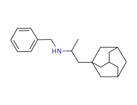 Molecular Structure of 56558-44-2 (N-benzyl-1-(tricyclo[3.3.1.1~3,7~]dec-1-yl)propan-2-amine)