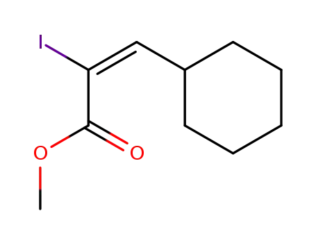 Methyl 3-cyclohexyl-2-iodoprop-2-enoate