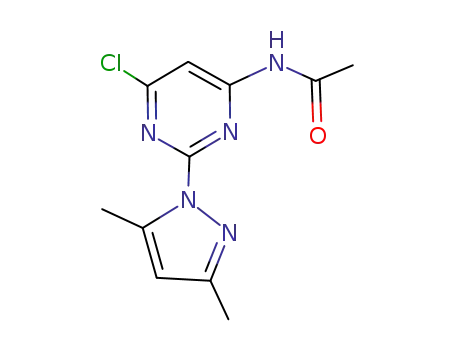 N-[6-chloro-2-(3,5-dimethylpyrazol-1-yl)pyrimidin-4-yl]acetamide