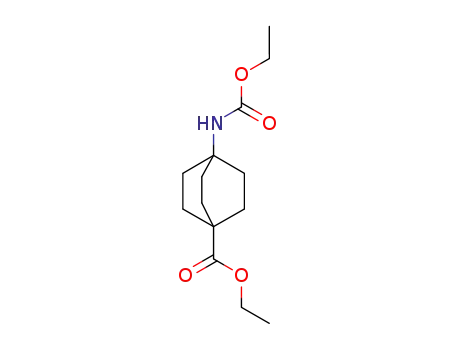 Molecular Structure of 788-71-6 (4-ethoxycarbonylamino-bicyclo[2.2.2]octane-1-carboxylic acid ethyl ester)