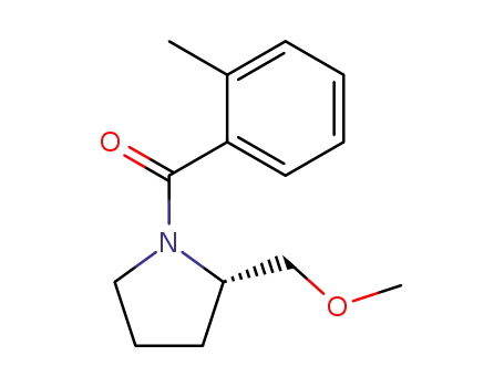 (S)-2-methyl-1-<<2'-(methoxymethyl)pyrrolidinyl>carbonyl>benzene
