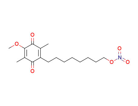 8-(4-methoxy-2,5-dimethyl-3,6-dioxocyclohexa-1,4-dienyl)octyl nitrate