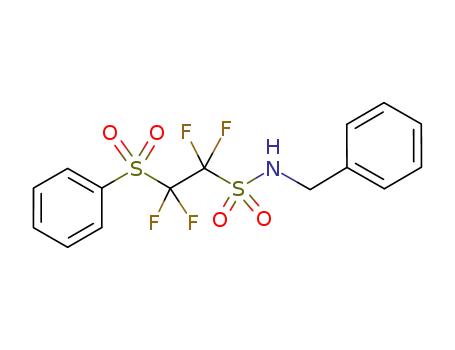 N-benzyl-2-(phenylsulfonyl)-1,1,2,2-tetrafluoro-ethanesulfonamide