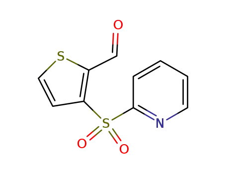 3-(pyridine-2-sulfonyl)thiophene-2-carbaldehyde