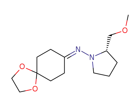 Molecular Structure of 286470-55-1 ((2S)-2-(methoxymethyl)-N-[1,4-dioxaspiro[4,5]dec-8-ylidene]pyrrolidin-1-amine)