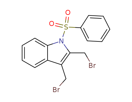 1H-Indole, 2,3-bis(bromomethyl)-1-(phenylsulfonyl)-