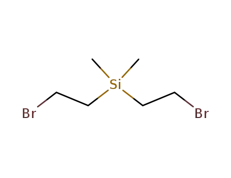 Molecular Structure of 51664-50-7 (Silane, bis(2-bromoethyl)dimethyl-)