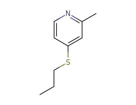 Molecular Structure of 5613-23-0 (2-methyl-4-propylsulfanyl-pyridine)