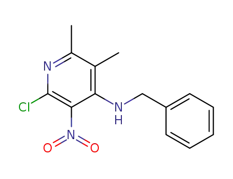 4-피리딘아민,2-클로로-5,6-디메틸-3-니트로-N-(페닐메틸)-