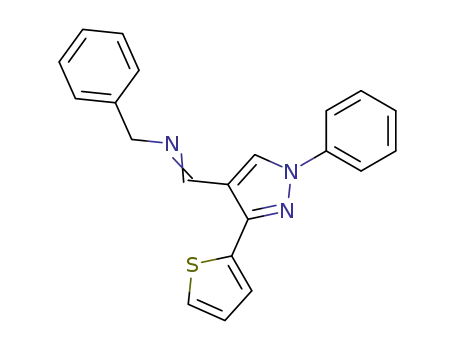 N-[(1-phenyl-3-(thiophen-2-yl)-1H-pyrazol-4-yl)methylene](phenyl)methanamine