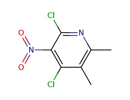 피리딘,2,4-디클로로-5,6-디메틸-3-니트로-