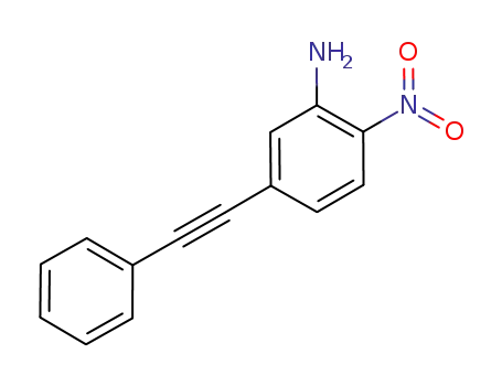 Benzenamine, 2-nitro-5-(phenylethynyl)-