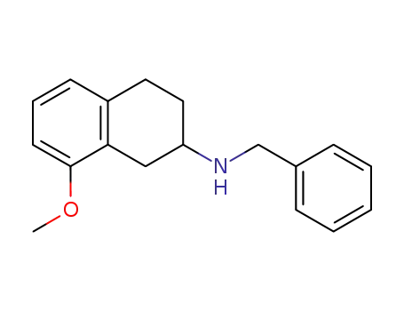 Molecular Structure of 81185-19-5 (N-benzyl-8-methoxy-1,2,3,4-tetrahydronaphthalen-2-amine)