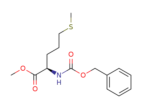 Molecular Structure of 144072-87-7 (methyl (R)-N-(benzyloxycarbonyl)-2-amino-5-(methylthio)pentanoate)