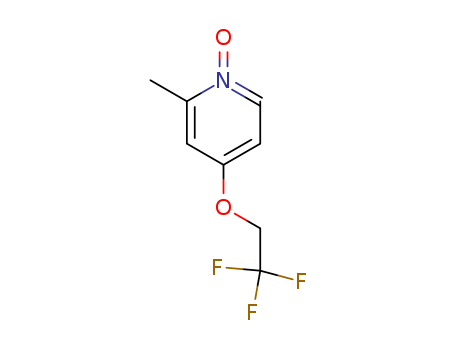 Pyridine, 2-methyl-4-(2,2,2-trifluoroethoxy)-, 1-oxide