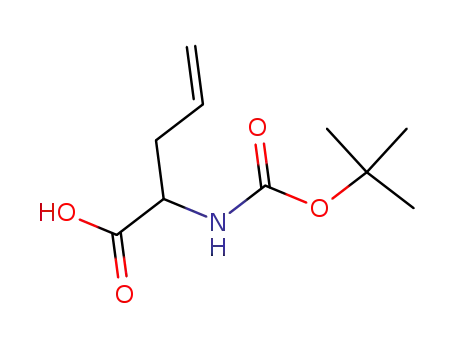 Molecular Structure of 119479-32-2 (2-(Tert-Butoxycarbonylamino)Pent-4-Enoic Acid)