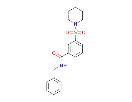 N-benzyl-3-piperidin-1-ylsulfonylbenzamide