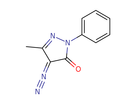 1-Phenyl-3-methyl-4-diazo-1H-pyrazole-5(4H)-one