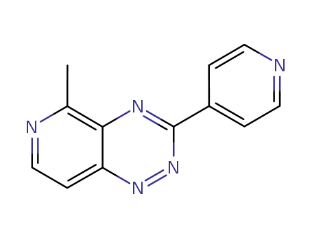 Molecular Structure of 121845-75-8 (5-methyl-3-(pyridin-4-yl)pyrido[3,4-e][1,2,4]triazine)