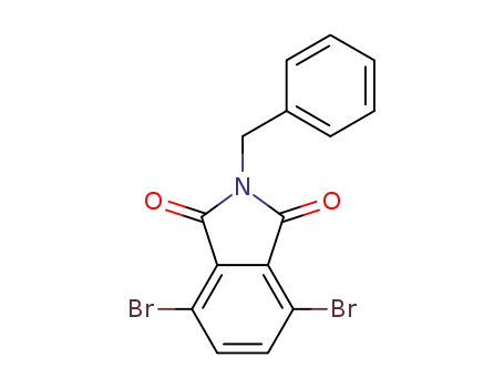 Molecular Structure of 1610046-75-7 (2-benzyl-4,7-dibromoisoindoline-1,3-dione)