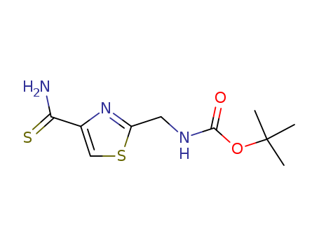 2-(tert-butoxycarbonylaminomethyl)-1,3-thiazole-4-carbothioamide