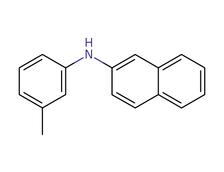 Molecular Structure of 76783-57-8 (2-Naphthalenamine, N-(3-methylphenyl)-)